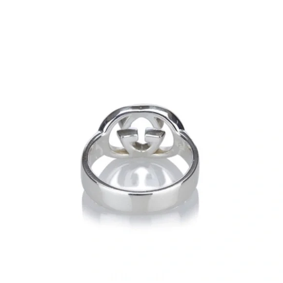 New Authentic Gucci GG Sterling Silver Ring Size 7 - Picture 3 of 7